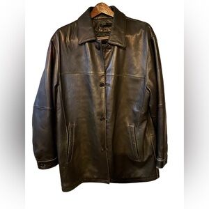 Liz claiborne men's lambskin leather jacket best sale